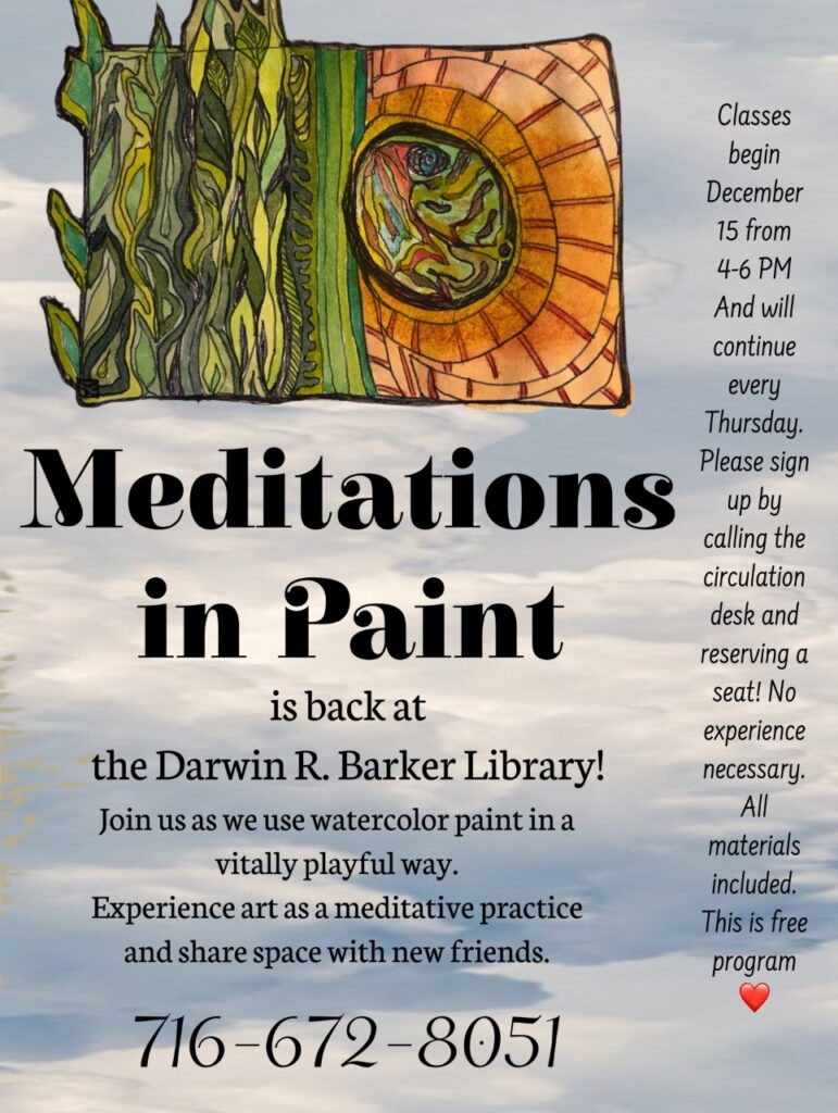 Meditations in Paint @ Darwin R. Barker Library
